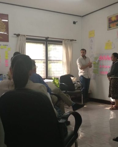 Facilitation of a project development workshop